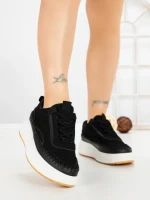 Sneakers Dama 24009 BLACK | GOWIN