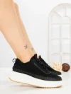 Sneakers Dama 24009 BLACK | GOWIN