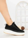 Sneakers Dama 24009 BLACK | GOWIN