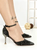 Pantofi Stiletto 588-119 BLACK | CHERIE
