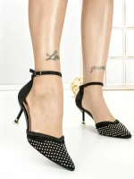 Pantofi Stiletto 588-162 BLACK | CHERIE