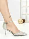 Pantofi Stiletto 588-162 SILVER | CHERIE