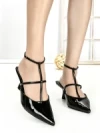 Pantofi Stiletto A-3248 BLACK | BUONAROTTI