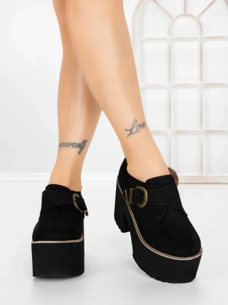 Pantofi Casual Dama 8601N NEGRO | STEPS HIGHER