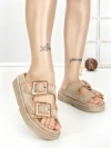 Papuci Dama cu Talpa Joasa QQ-261 BEIGE | STEPHAN