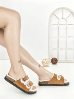 Papuci Dama cu Talpa Joasa WSL-200 CAMEL | STEPHAN