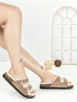 Papuci Dama cu Talpa Joasa WSL-200 KHAKI | STEPHAN