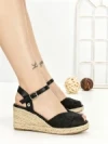 Sandale Dama cu Platforma XG-15 BLACK | STEPHAN