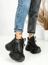 Ghete Dama cu Platforma 8580-2 BLACK | MEI