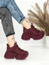 Pantofi Sport Dama cu Platforma 3603-2 RED | MEI