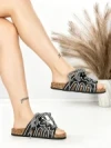 Papuci Dama cu Talpa Joasa BE-1060 BLACK | BEUE SHOES