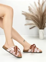 Papuci Dama cu Talpa Joasa BE-1060 RED | BEUE SHOES