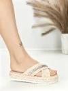 Papuci Dama cu Talpa Joasa BE-6077 PINK | BEUE SHOES