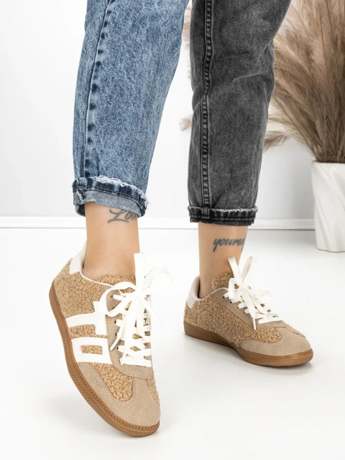 Sneakers Dama 25809 KHAKI | GIVANA