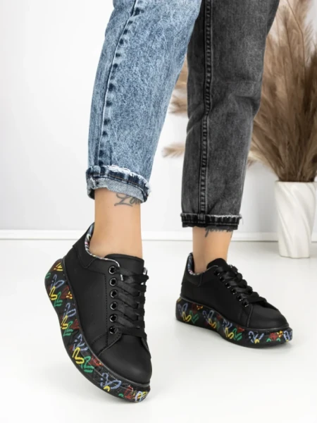 Sneakers Dama TT-93 BLACK | EMAS