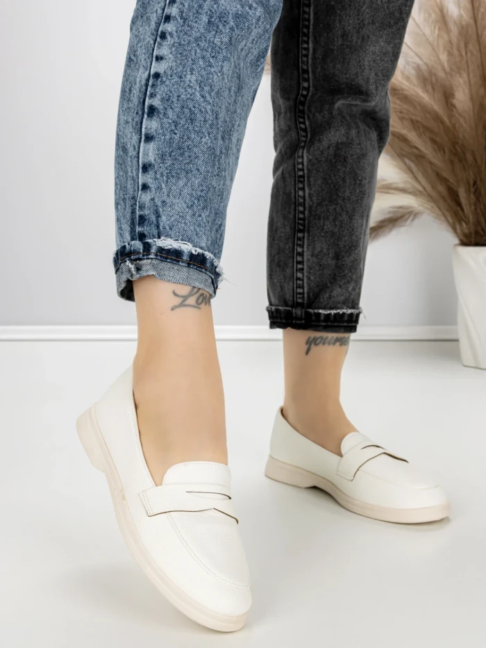 Pantofi Casual Dama EE-22 WHITE | EMAS