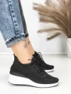 Pantofi Sport Dama cu Platforma P38 BLACK-WHITE | EMAS