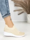 Pantofi Sport Dama cu Platforma P32 BEIGE | EMAS