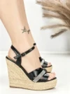 Sandale Dama cu Platforma X7-M0576-01 BLACK | BEUE SHOES