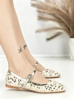 Balerini Dama J-277 GOLD | CHERIE