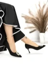 Pantofi Stiletto J-200 BLACK | CHERIE