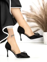 Pantofi Stiletto 588-236 BLACK | CHERIE