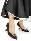 Pantofi Stiletto 588-209 BLACK | CHERIE
