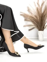 Pantofi Stiletto 588-209 BLACK | CHERIE