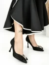 Pantofi Stiletto 588-239 BLACK | CHERIE