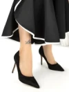 Pantofi Stiletto 588-18 BLACK | CHERIE