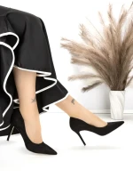 Pantofi Stiletto 588-18 BLACK | CHERIE