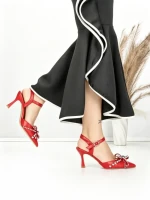 Pantofi Stiletto BE-672 RED | BEUE SHOES