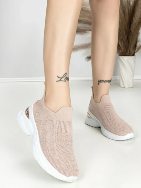 Pantofi Sport Dama cu Platforma BK198 PINK | OMODA