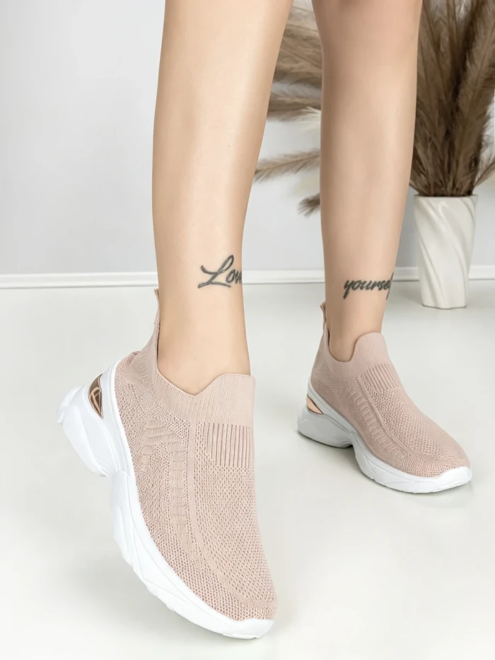 Pantofi Sport Dama cu Platforma BK198 PINK | OMODA
