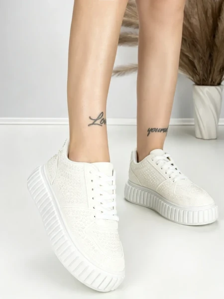 Sneakers Dama PC306 WHITE | GIVANA