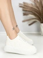 Sneakers Dama PC306 WHITE | GIVANA
