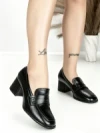 Pantofi cu Toc Gros L72168E BLACK | ABLOOM