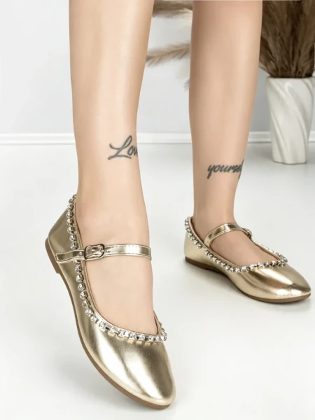 Balerini Dama DH-1136 GOLD | ABLOOM