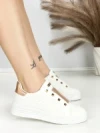 Sneakers Dama HY-285 WHITE-CHAMPAGNE | ABLOOM