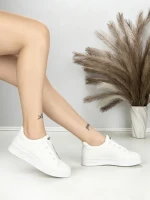 Sneakers Dama HY-285 ALL WHITE | ABLOOM