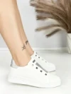 Sneakers Dama HY-285 WHITE-SILVER | ABLOOM
