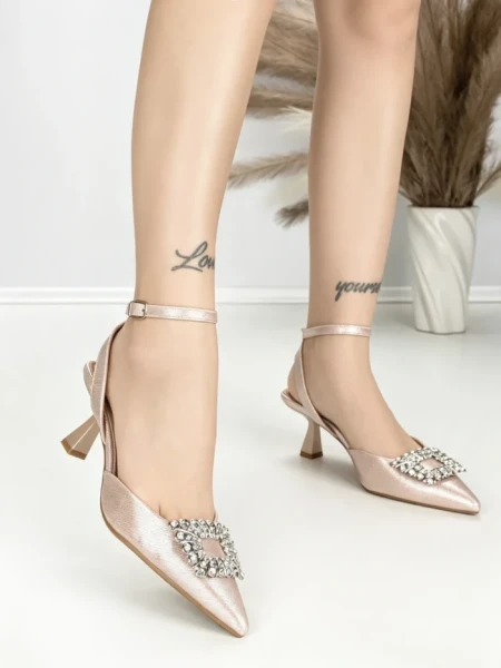 Pantofi Stiletto A8236-2 CHAMPAGNE | ABLOOM