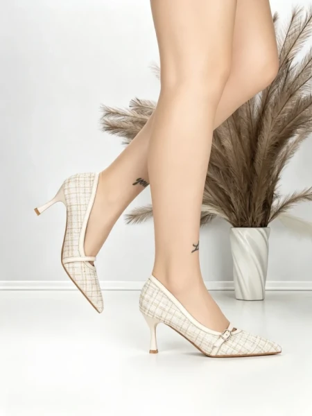 Pantofi Stiletto L6-79-3 KHAKI | ABLOOM