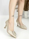 Pantofi Stiletto A7910-1 GOLD | ABLOOM
