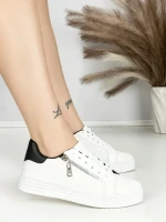 Sneakers Dama BK-56-2 WHITE-BLACK | ABLOOM