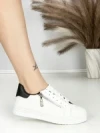 Sneakers Dama BK-56-2 WHITE-BLACK | ABLOOM