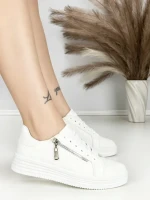 Sneakers Dama BK-56-4 ALL WHITE | ABLOOM