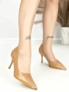 Pantofi Stiletto SY-25 KHAKI | ABLOOM