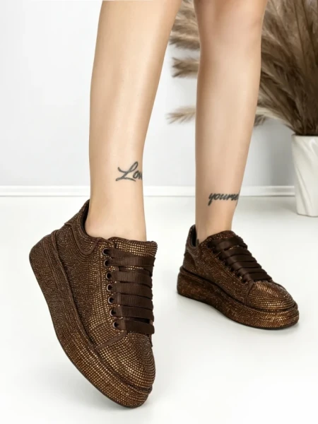 Sneakers Dama 6WL1 BROWN | MEI