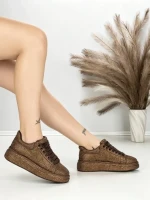 Sneakers Dama 6WL1 BROWN | MEI